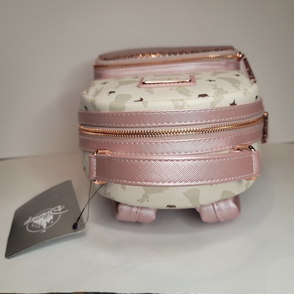 Loungefly Ultimate Princesses All Over Print Sequin Mini Backpack - Picture 6 of 6